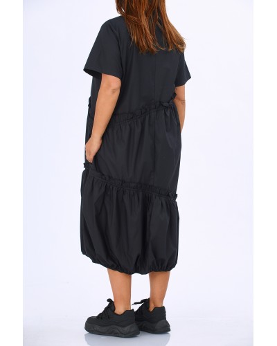Abito Oversized Pense si Buzunare