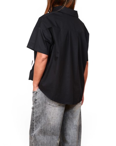 Camasa Boyfriend BLK/WHT Design