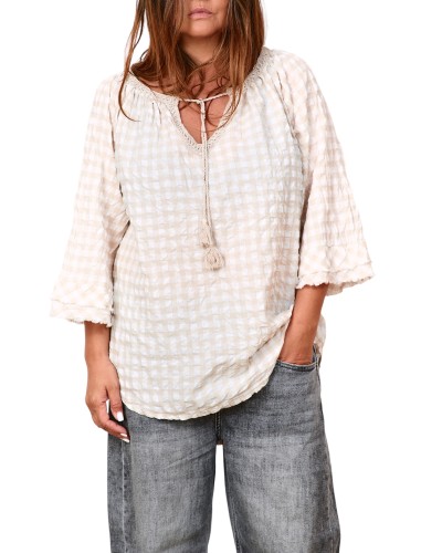 Maglia Tip IE Retro Wht/Nude