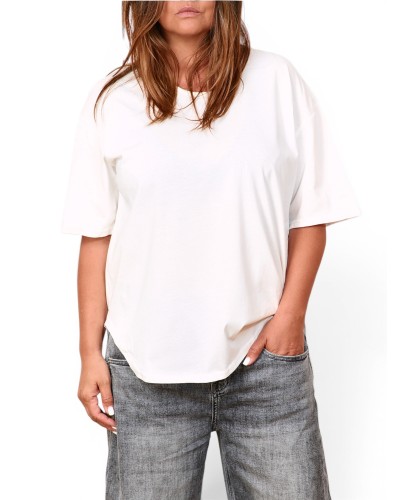 Vesta Jeans KH Boyfriend Suprapusa T-Shirt Wht