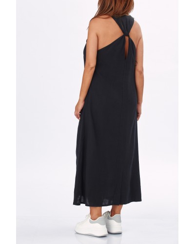 Abito Summer Bretele Decupate Spate Blk