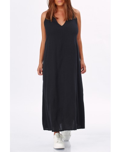 Abito Summer Bretele Decupate Spate Blk