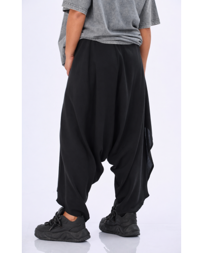 Pantaloni Salvari Buzunare Fusta Suprapusa