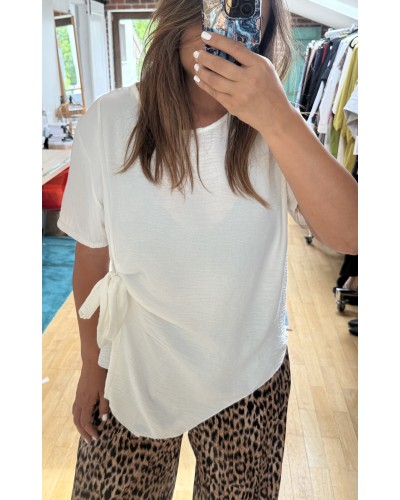 Maglia Casual Viscose Knot Lateral