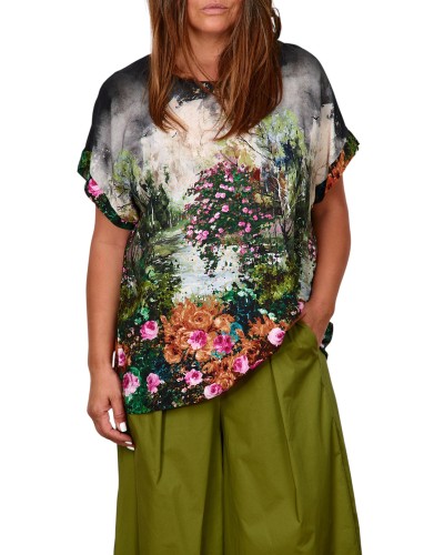 Maglia Casual Summer Viscose FlwPR