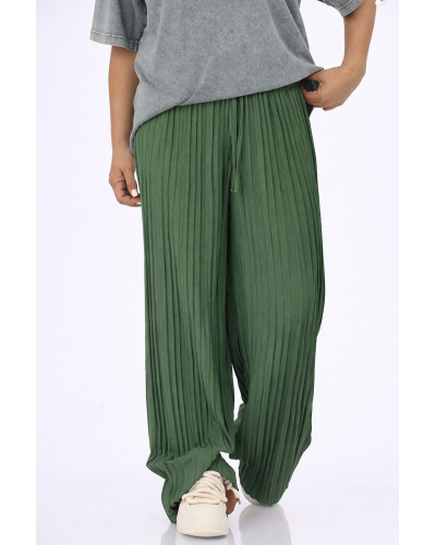 Pantaloni Retro Summer Plissé Betelie Elastica KH