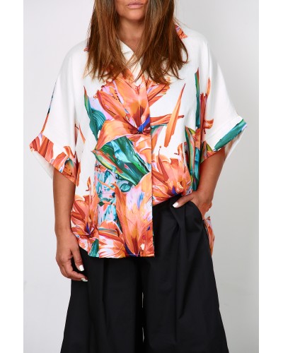 Camasa Oversized Summer Viscose CLFLWOR