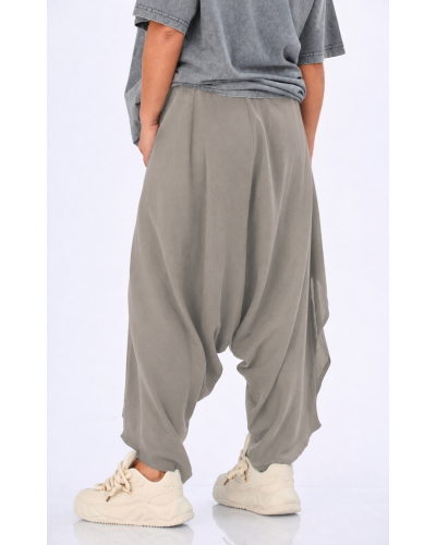 Pantaloni Salvari Buzunare Fusta Suprapusa