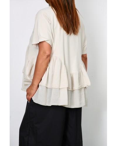 T-shirt Bumbac Volane Stella Milani S26Bg