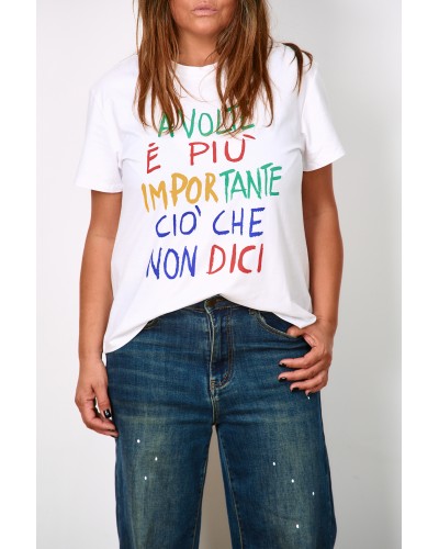 T-shirt Boyfriend Casual Italiano