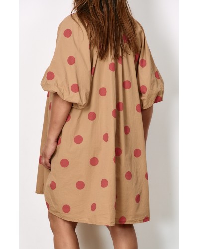 Abito Oversized Buzunare Print Buline