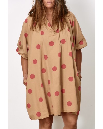 Abito Oversized Buzunare Print Buline