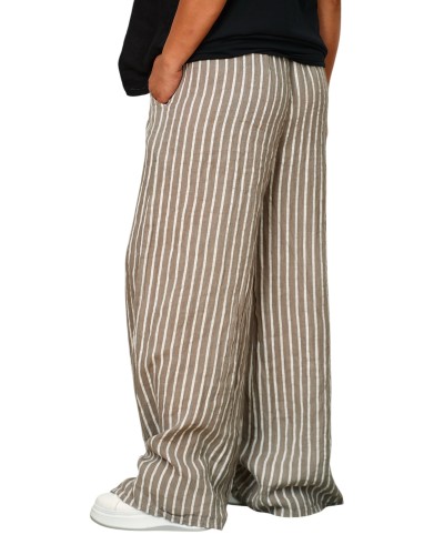 Pantaloni RETRO Lino Italiano