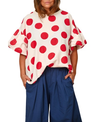 Maglia Summer Oversized RED Dots