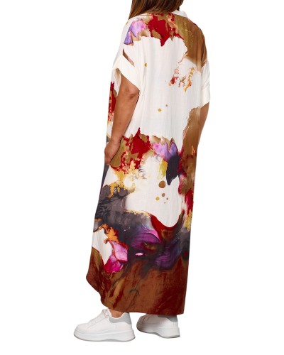 Camasa Rochie Maxi Cotton CLPRINTFOREST