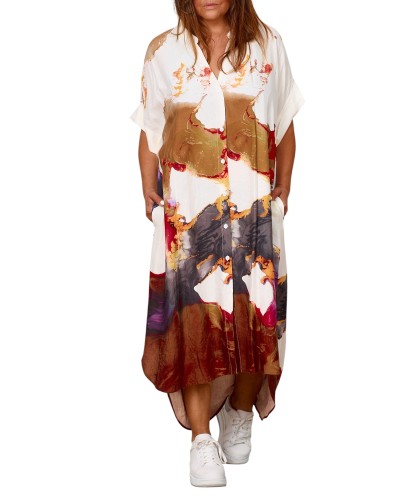 Camasa Rochie Maxi Cotton CLPRINTFOREST