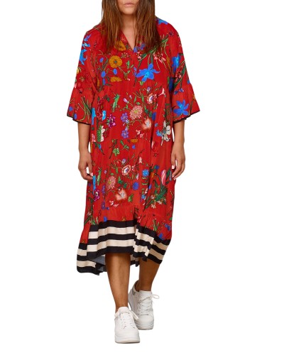 Abito Summer Viscose RED MIXPRCL