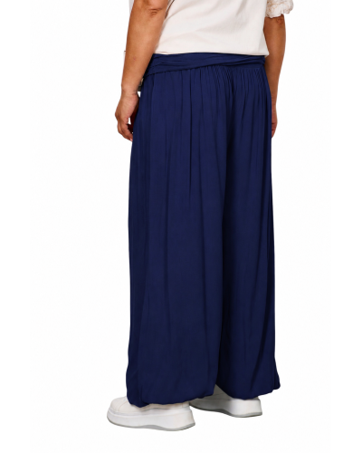 Salvari Summer Viscose Brau Elastic Indigo