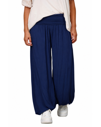 Salvari Summer Viscose Brau Elastic Indigo