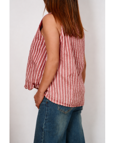 Top Summer Oversized Pense Dungi Bordeaux