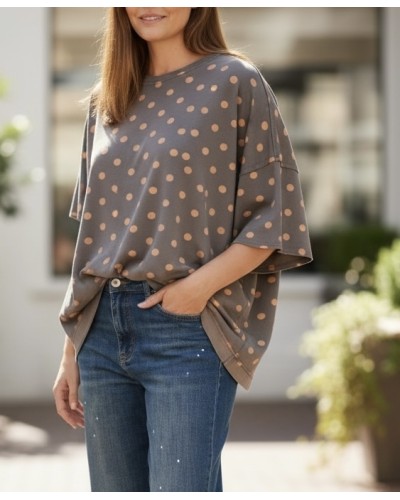 T-shirt Boyfriend Oversized Print Buline