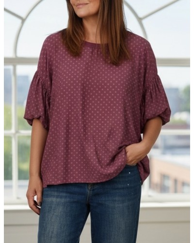 Maglia Summer Oversized Burgundy