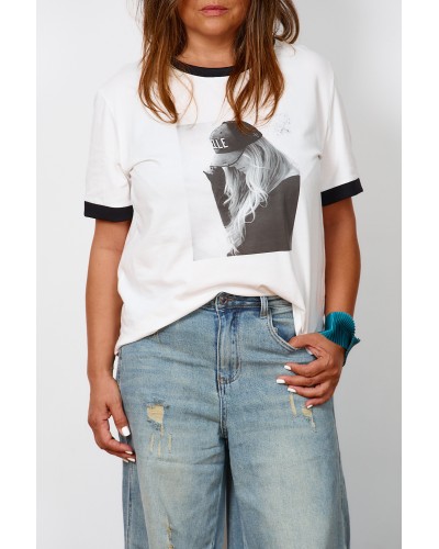 T-shirt Casual Summer Girt Print