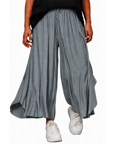 Pantaloni Summer Viscose Butterfly Grigio