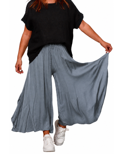 Pantaloni Summer Viscose Butterfly Grigio