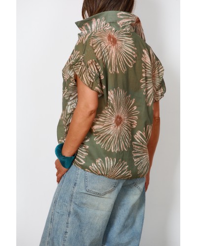 Camasa Summer Translucide FLW Print