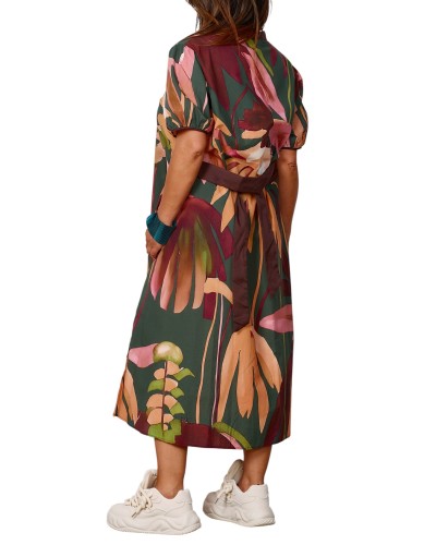 Camasa Maxi Cotton FLYCLFLWPRINT