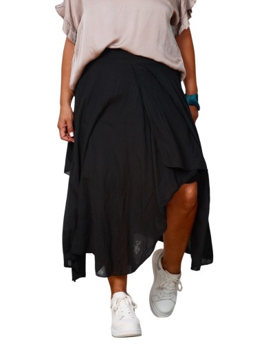 Gonna Betelie Elastica Suprapusa Blk