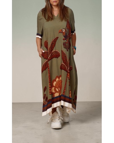 Abito Fly Jungle Print KHOR