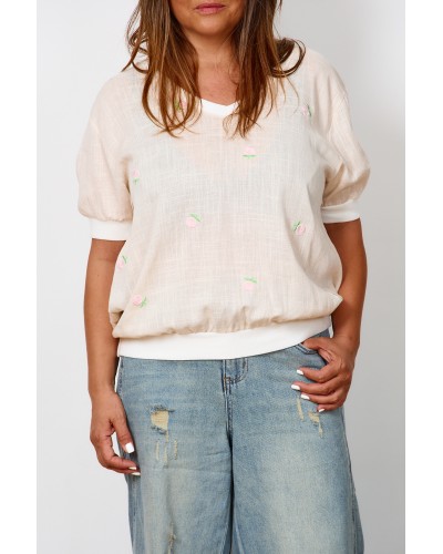 T-shirt Casual Lino BRPKNUDE