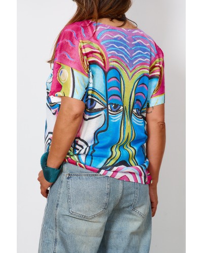 T-shirt Boyfriend Colour FACE