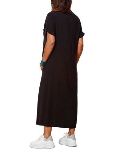 Abito Casual Viscose  Buzunare Basic