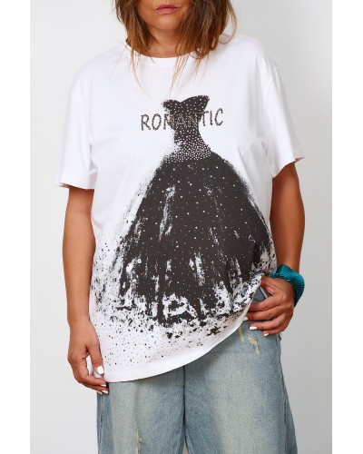 T-shirt Boyfriend Fashion Print