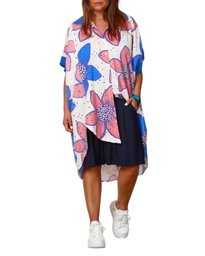 Camasa Asimetrica Oversized FLWPRINT