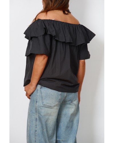 Top Fashion Volan Pense OVSBLKAQUALI