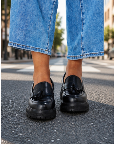 Pantofi Boyfriend Office Piele Ecologica Talpa Sport