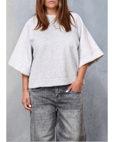 Maglia Boyfriend Oversized Grigio