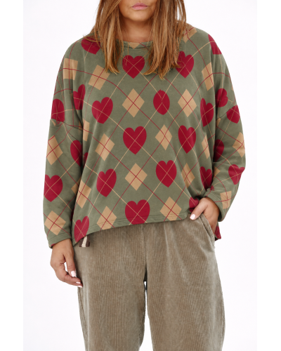 Maglia Boyfriend Oversized RedQueen