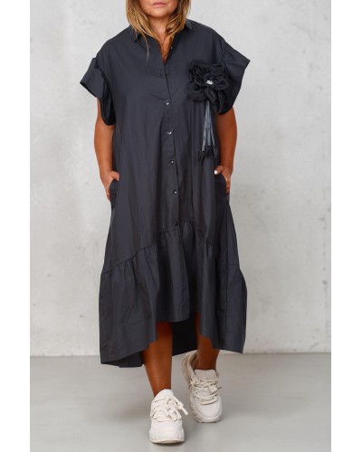Rochie Camasa Fly Cotton Maxi Pense si Buzunare ACCFLW