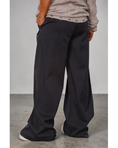 Pantaloni Retro Betelie Elastica Buzunare si Cordon Detasabil