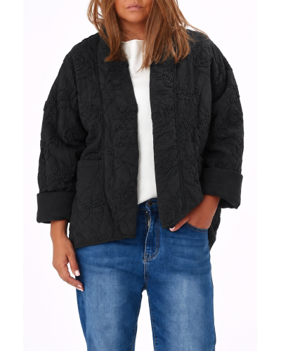 OverAll Boyfriend Bumbac Insertii Brodate