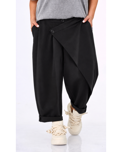 Pantaloni Boyfriend Baggy Petrecuti Lateral