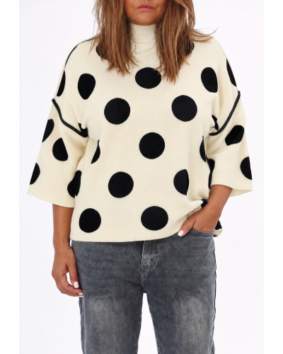 Maglia Viscose DOTS Retro