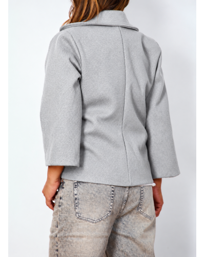 Jacheta Toamna Boyfriend Grigio Light