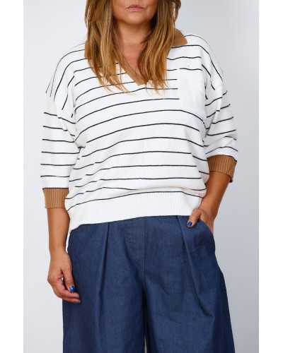 Maglione V Mix Viscose Dungi