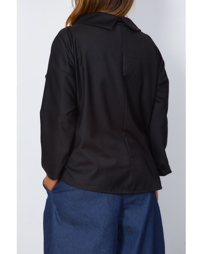 Maglia Viscose Oversized Office Guler